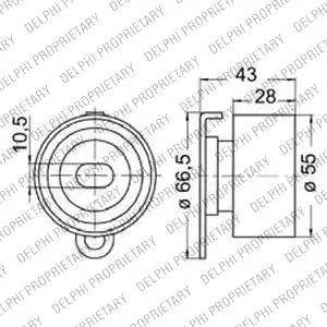 Delphi KDB238 - Timing Belt Set autospares.lv