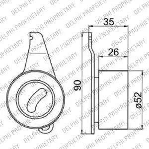 Delphi KDB229 - Timing Belt Set autospares.lv