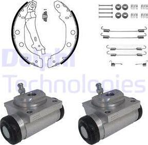 Delphi KP932 - Brake Shoe Set autospares.lv