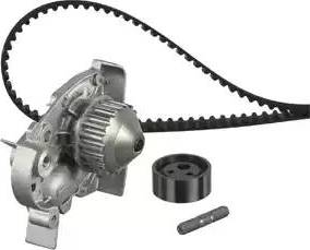 Delphi KWP1506106 - Water Pump & Timing Belt Set autospares.lv