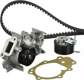 Delphi KWP2591321 - Water Pump & Timing Belt Set autospares.lv