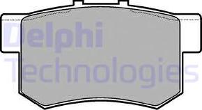 Delphi LP948 - Brake Pad Set, disc brake autospares.lv
