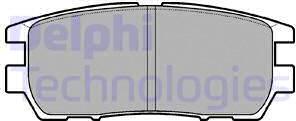 Delphi LP954 - Brake Pad Set, disc brake autospares.lv