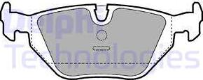 Delphi LP907-18B1 - Brake Pad Set, disc brake autospares.lv