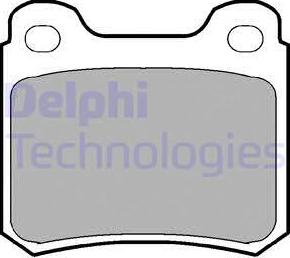 Delphi LP915 - Brake Pad Set, disc brake autospares.lv