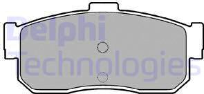 Delphi LP975 - Brake Pad Set, disc brake autospares.lv