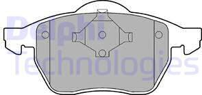 Delphi LP978 - Brake Pad Set, disc brake autospares.lv