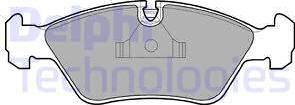 Delphi LP441 - Brake Pad Set, disc brake autospares.lv