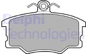 Delphi LP453 - Brake Pad Set, disc brake autospares.lv