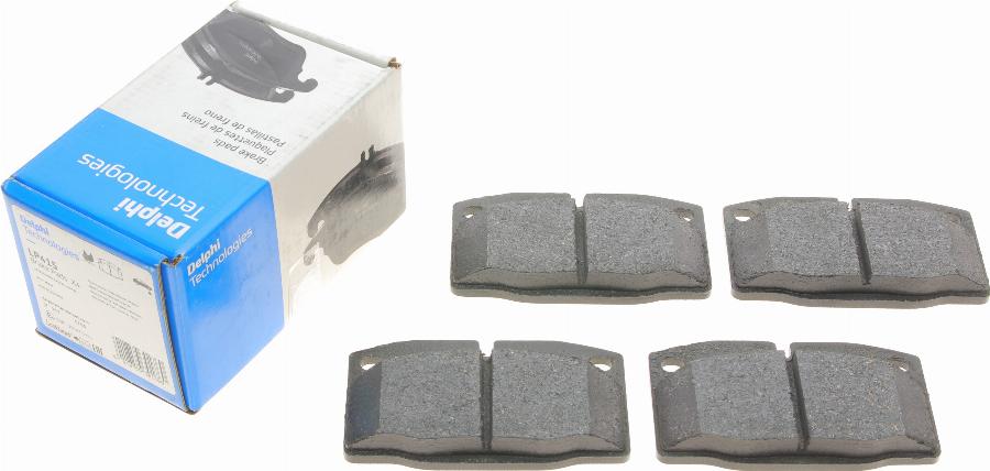 Delphi LP415 - Brake Pad Set, disc brake autospares.lv