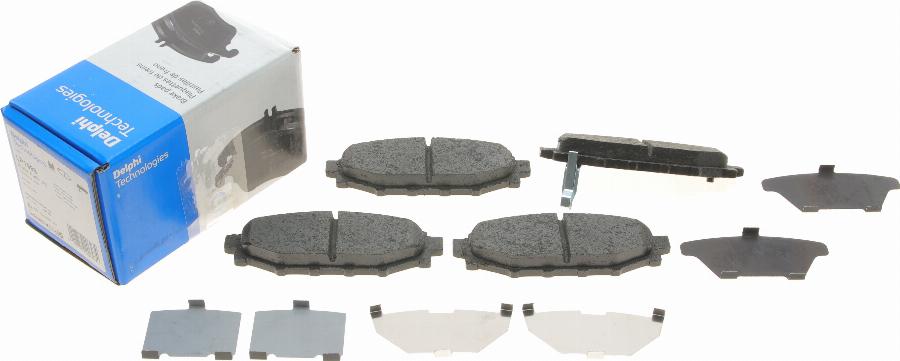 Delphi LP1999 - Brake Pad Set, disc brake autospares.lv