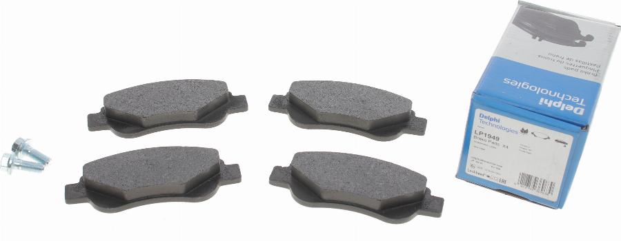 Delphi LP1949 - Brake Pad Set, disc brake autospares.lv