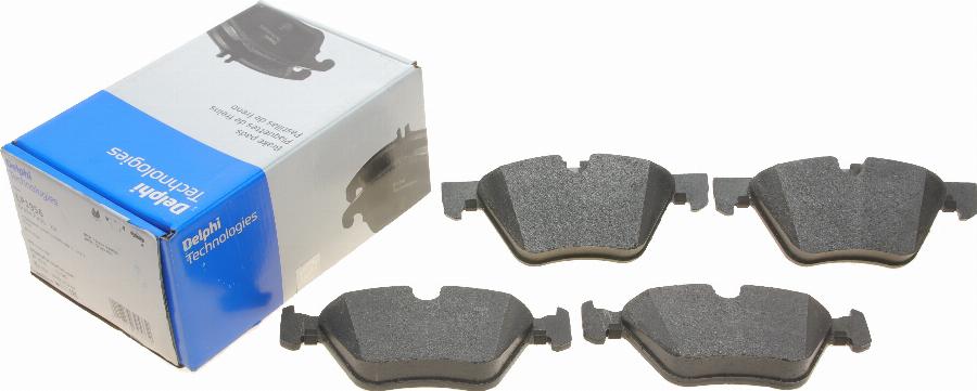 Delphi LP1956 - Brake Pad Set, disc brake autospares.lv