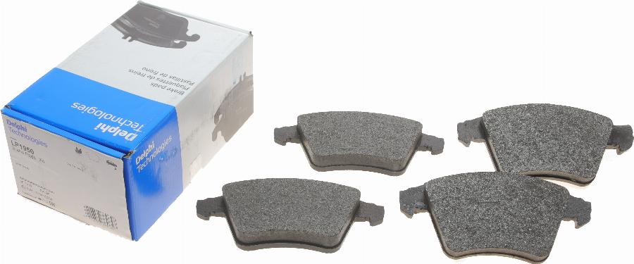 Delphi LP1950 - Brake Pad Set, disc brake autospares.lv