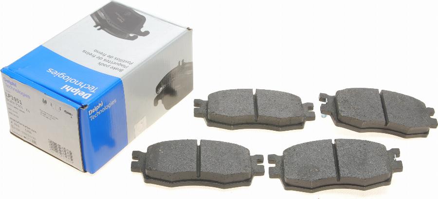 Delphi LP1951 - Brake Pad Set, disc brake autospares.lv