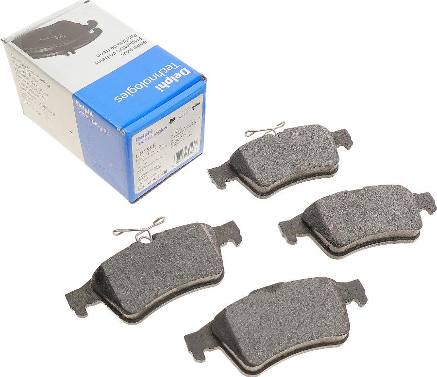 Delphi LP1958 - Brake Pad Set, disc brake autospares.lv