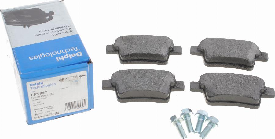 Delphi LP1957 - Brake Pad Set, disc brake autospares.lv