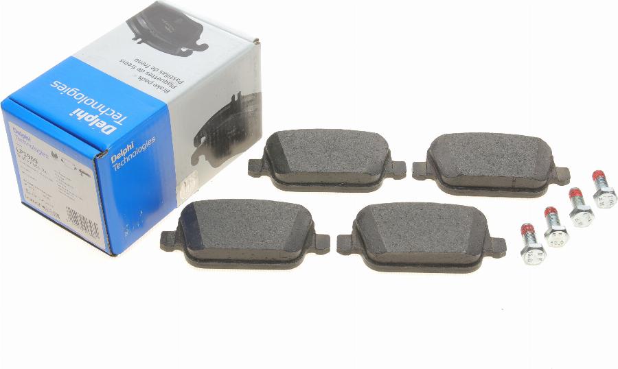 Delphi LP1969 - Brake Pad Set, disc brake autospares.lv