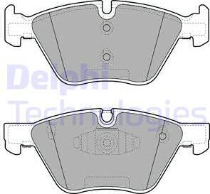 Delphi LP1960-18B1 - Brake Pad Set, disc brake autospares.lv