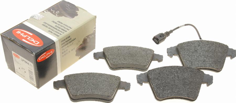 Delphi LP1914 - Brake Pad Set, disc brake autospares.lv