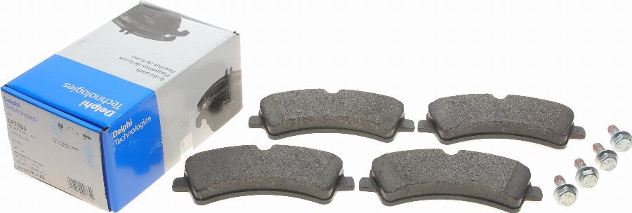 Delphi LP1984 - Brake Pad Set, disc brake autospares.lv