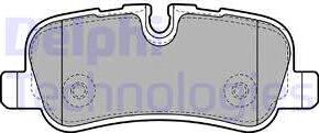 Delphi LP1936 - Brake Pad Set, disc brake autospares.lv