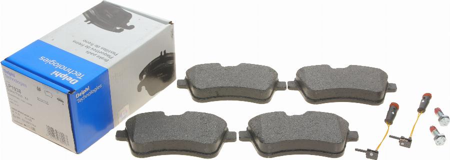 Delphi LP1938 - Brake Pad Set, disc brake autospares.lv