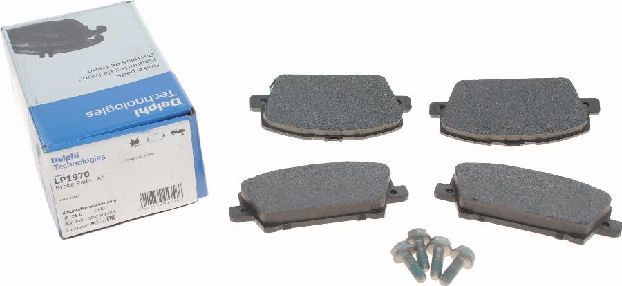 Delphi LP1970 - Brake Pad Set, disc brake autospares.lv