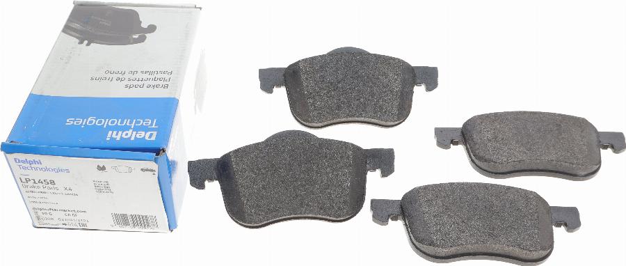 Delphi LP1458 - Brake Pad Set, disc brake autospares.lv