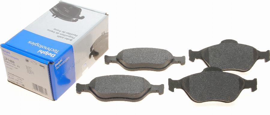 Delphi LP1469 - Brake Pad Set, disc brake autospares.lv