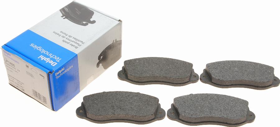 Delphi LP1406 - Brake Pad Set, disc brake autospares.lv