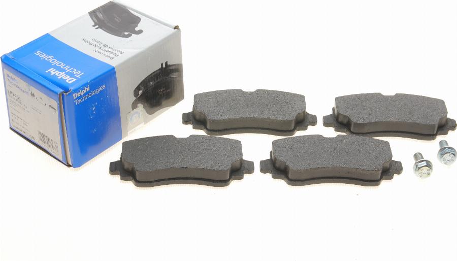 Delphi LP1401 - Brake Pad Set, disc brake autospares.lv