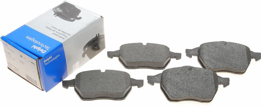 Delphi LP1407 - Brake Pad Set, disc brake autospares.lv