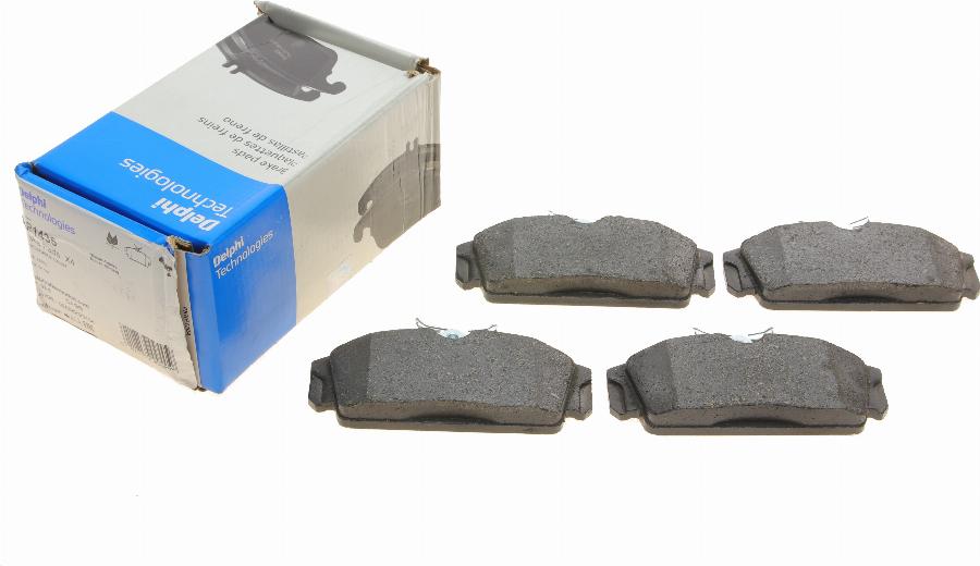 Delphi LP1435 - Brake Pad Set, disc brake autospares.lv