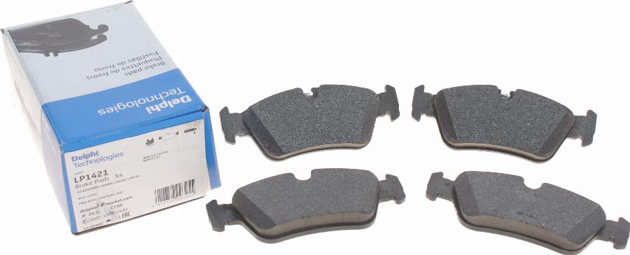 Delphi LP1421 - Brake Pad Set, disc brake autospares.lv