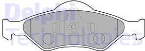 Delphi LP1470 - Brake Pad Set, disc brake autospares.lv