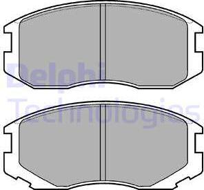 Delphi LP1594 - Brake Pad Set, disc brake autospares.lv