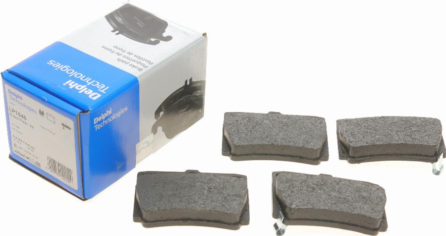 Delphi LP1546 - Brake Pad Set, disc brake autospares.lv