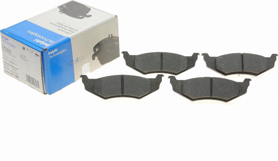 Delphi LP1515 - Brake Pad Set, disc brake autospares.lv