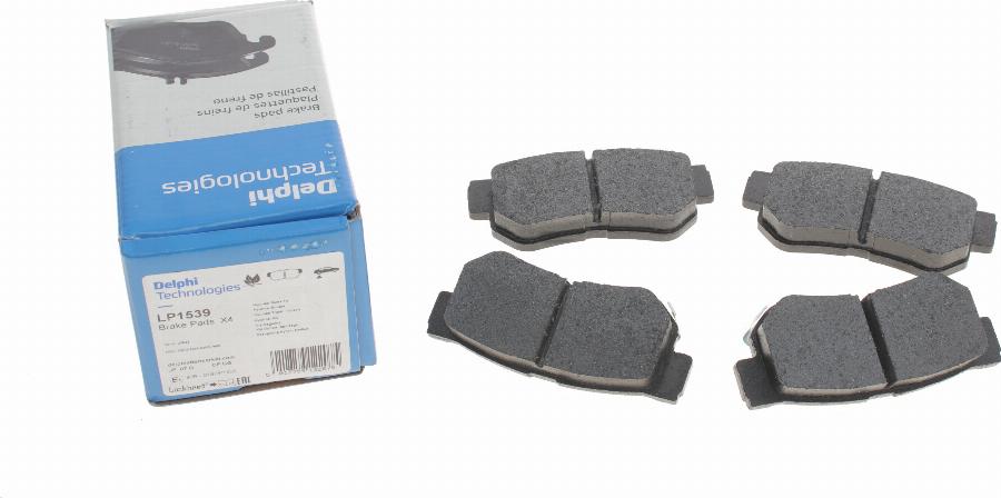 Delphi LP1539 - Brake Pad Set, disc brake autospares.lv