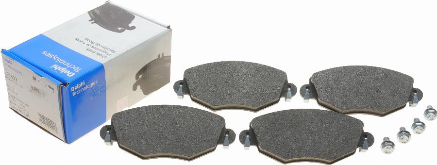 Delphi LP1533 - Brake Pad Set, disc brake autospares.lv