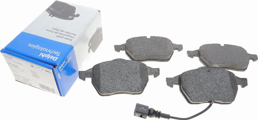 Delphi LP1525 - Brake Pad Set, disc brake autospares.lv