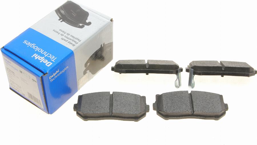 Delphi LP1528 - Brake Pad Set, disc brake autospares.lv