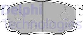 Delphi LP1527 - Brake Pad Set, disc brake autospares.lv