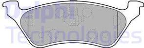 Delphi LP1694 - Brake Pad Set, disc brake autospares.lv