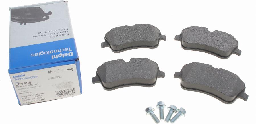 Delphi LP1696 - Brake Pad Set, disc brake autospares.lv