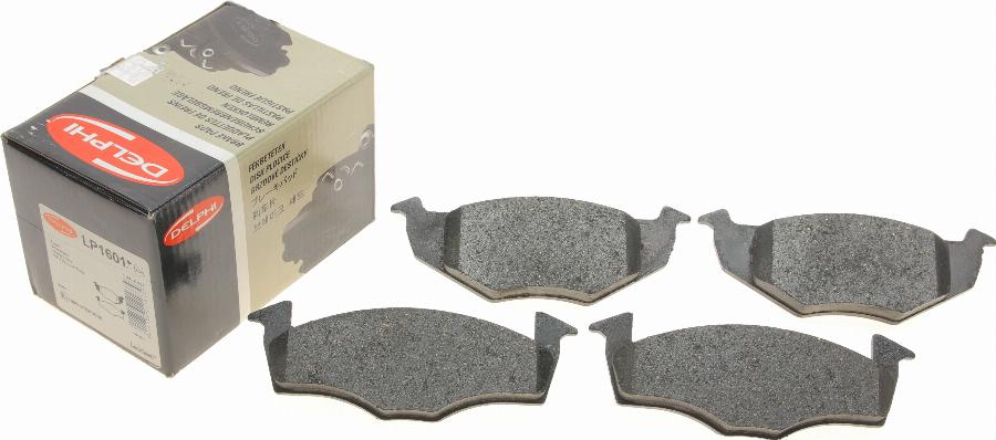 Delphi LP1601 - Brake Pad Set, disc brake autospares.lv