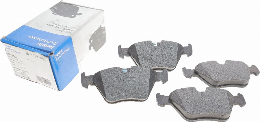 Delphi LP1608 - Brake Pad Set, disc brake autospares.lv