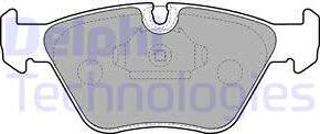Delphi LP1608 - Brake Pad Set, disc brake autospares.lv