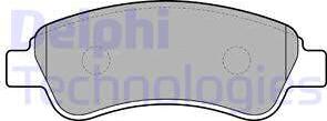 Delphi LP1679 - Brake Pad Set, disc brake autospares.lv